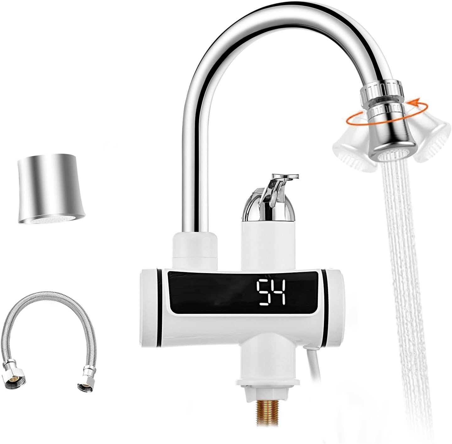 Elektrische Warmwaterkraan 33% Korting - Direct Warm Water!