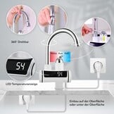 Elektrische Warmwaterkraan 33% Korting - Direct Warm Water!