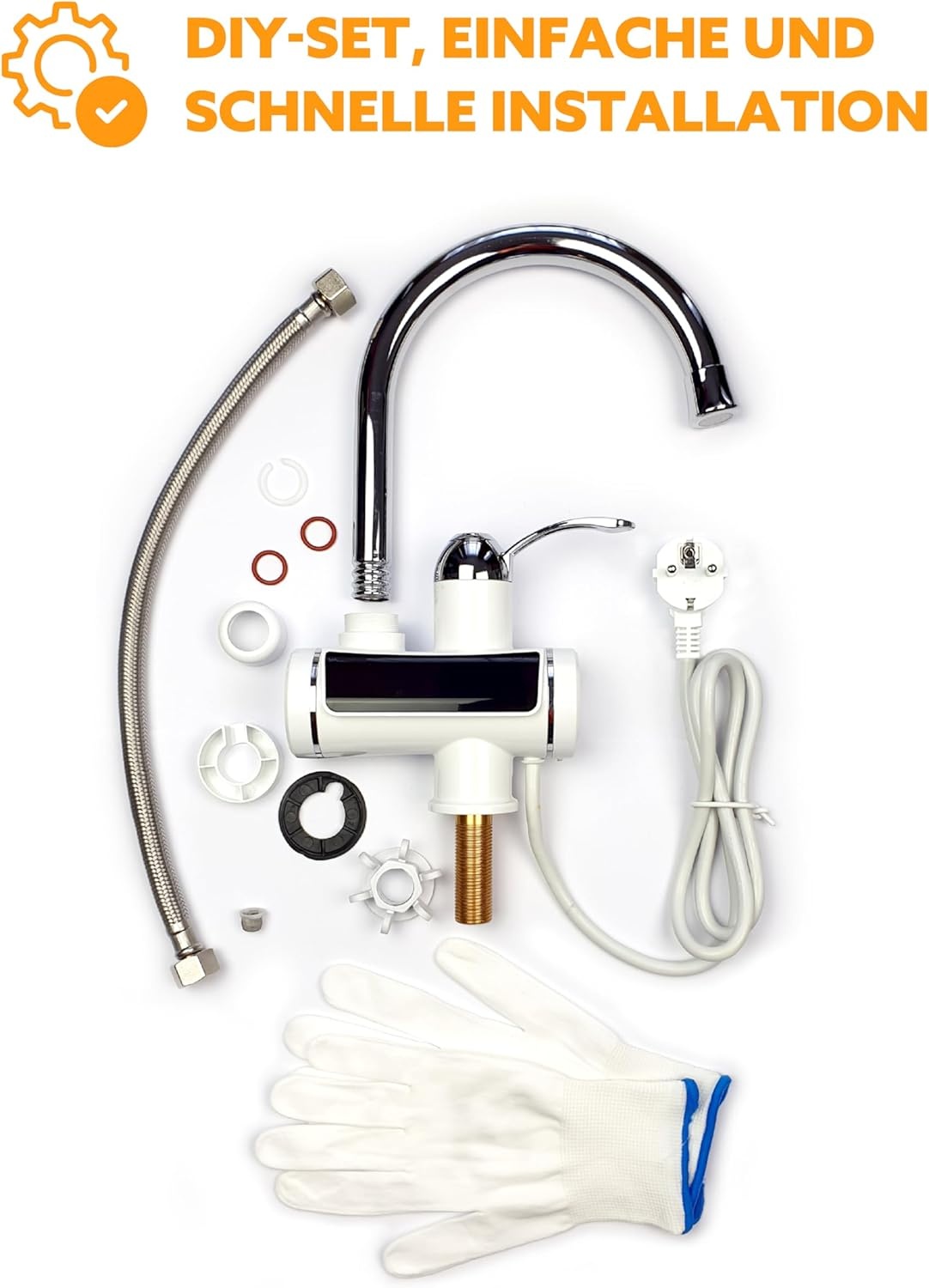 Elektrische Warmwaterkraan 33% Korting - Direct Warm Water!