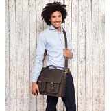 Leren Aktetas Donkerbruin - 35% Korting | Laptops tot 15"