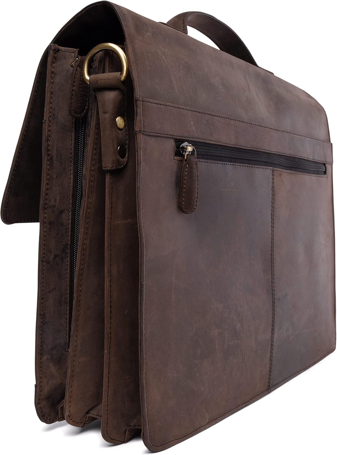 Leren Aktetas Donkerbruin - 35% Korting | Laptops tot 15"