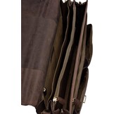 Leren Aktetas Donkerbruin - 35% Korting | Laptops tot 15"