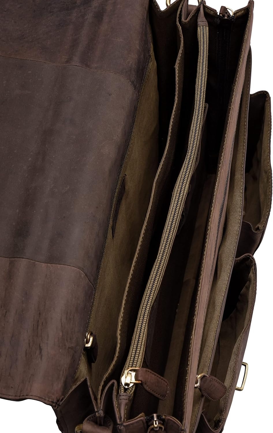 Leren Aktetas Donkerbruin - 35% Korting | Laptops tot 15"