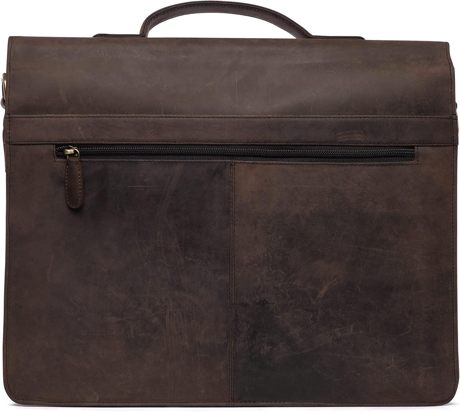 Leren Aktetas Donkerbruin - 35% Korting | Laptops tot 15"