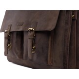 Leren Aktetas Donkerbruin - 35% Korting | Laptops tot 15"