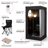 Draagbare Infraroodsauna Tent (35% Korting!) 80x80x150cm Zwart
