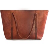 Roodbruine Vintage Leren Dames Schoudertas (34% korting)