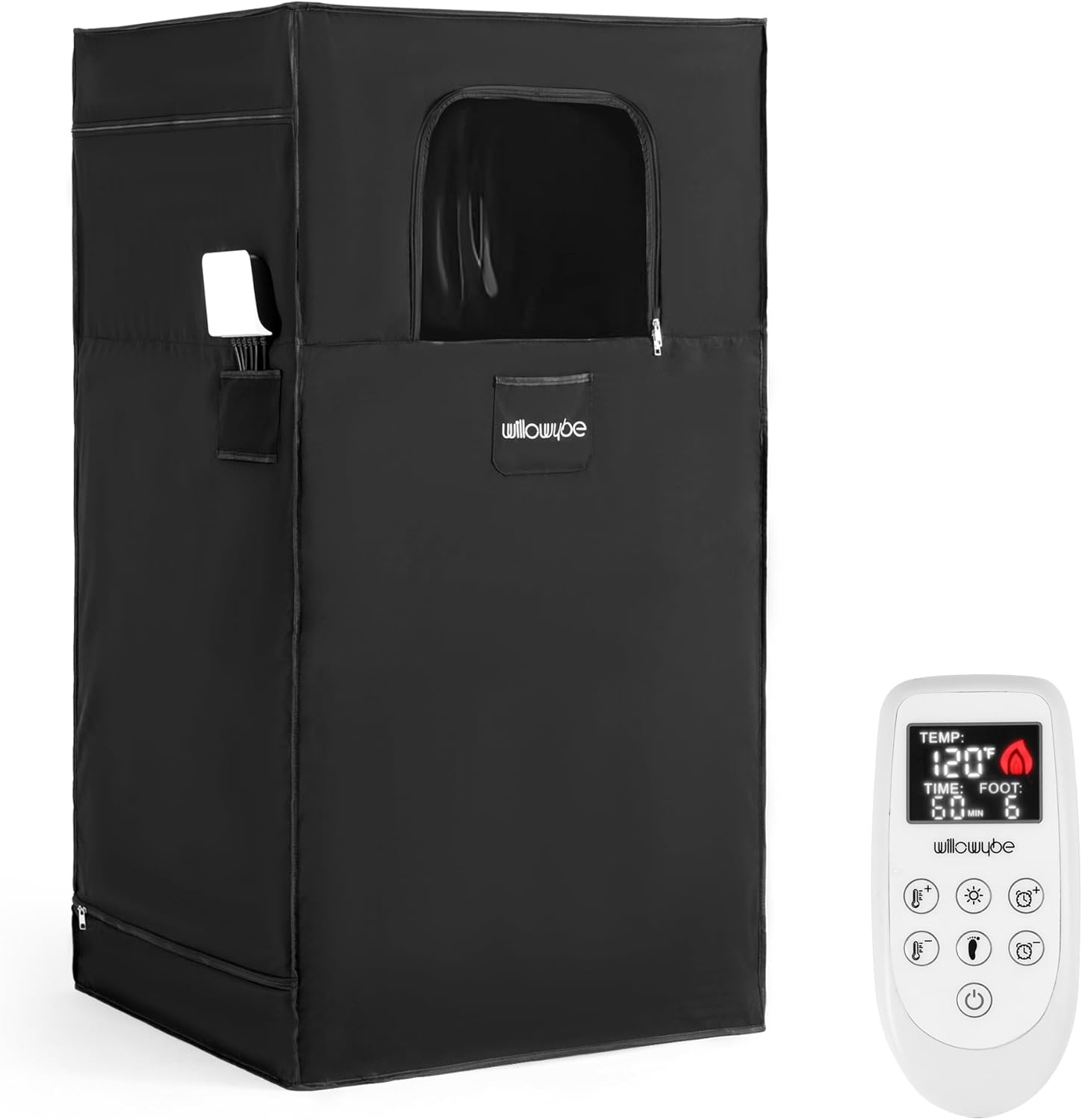 Draagbare Infraroodsauna Tent (35% Korting!) 80x80x150cm Zwart