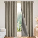 Verduisterende Gordijnen Linnenlook 140x220cm (2 stuks) | -34%