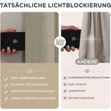 Verduisterende Gordijnen Linnenlook 140x220cm (2 stuks) | -34%