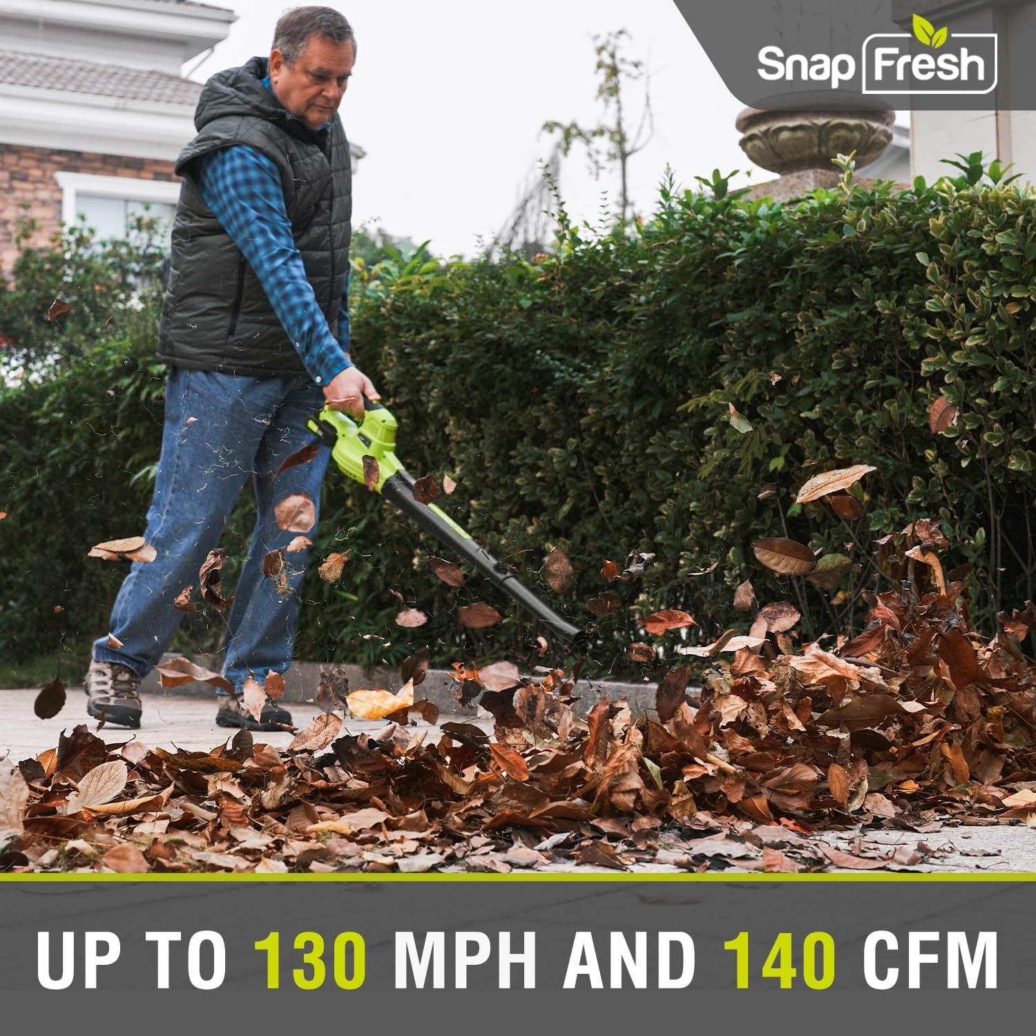 SnapFresh Snoerloze Bladblazer 20V - 34% Korting