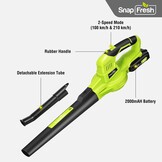 SnapFresh Snoerloze Bladblazer 20V - 34% Korting