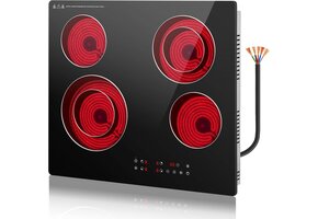Geretourneerde Keramische Kookplaat 60cm 4 Zones | 29% Korting