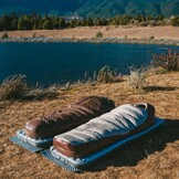 Slaapzak Outdoor -15°C | 700g Dons | Maat L Donkerbruin | 30% Korting