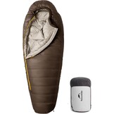 Slaapzak Outdoor -15°C | 700g Dons | Maat L Donkerbruin | 30% Korting