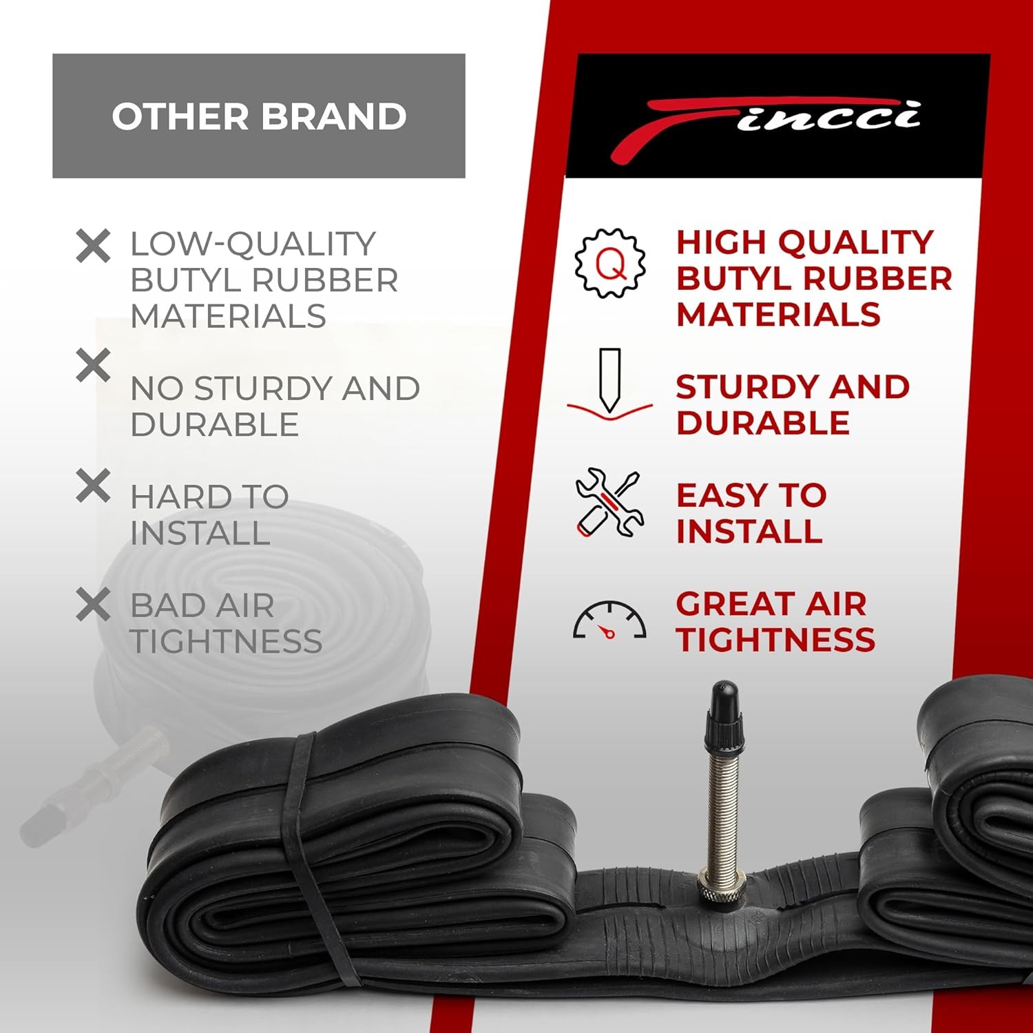 Fietsbinnenbanden 700x32-38c (2 stuks) met 48mm Presta ventiel - 75% Korting!