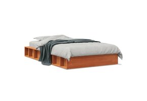 Massief Grenen Bedframe 100x200 cm Wasbruin - 61% Korting!