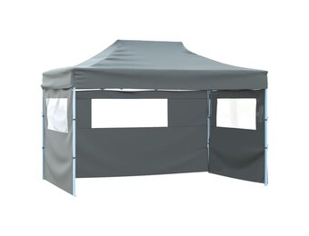 VidaXL Vouwtent 3x4,5m Antraciet - 35% Korting