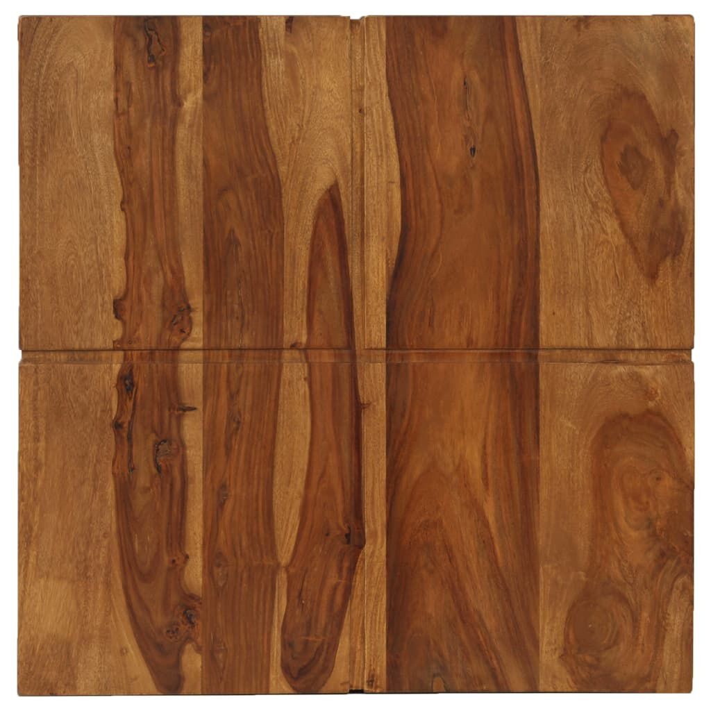 Massief Acaciahout Salontafel 80x80cm - 41% Korting!