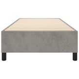 Lichtgrijs Fluweel Bedframe 90x200cm - 34% Korting!