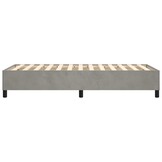 Lichtgrijs Fluweel Bedframe 90x200cm - 34% Korting!