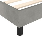 Lichtgrijs Fluweel Bedframe 90x200cm - 34% Korting!