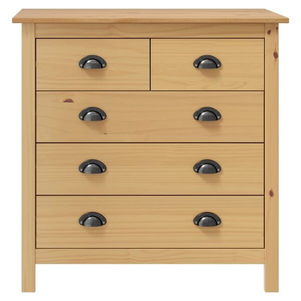 VidaXL Dressoir Hill 79x40x80 cm Grenenhout - 30% Korting!