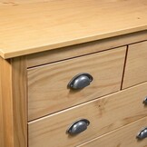 VidaXL Dressoir Hill 79x40x80 cm Grenenhout - 30% Korting!