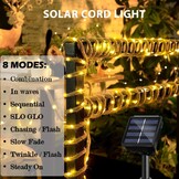 Solarlampen Touw 15m 300 LED Warm Wit - 32% Korting!