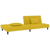 Geel Fluweel Slaapbank (2-zits) - 35% Korting