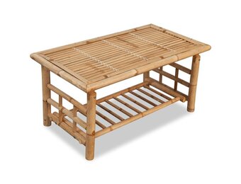 VidaXL Bamboe Salontafel 90x50x45 cm - 34% Korting