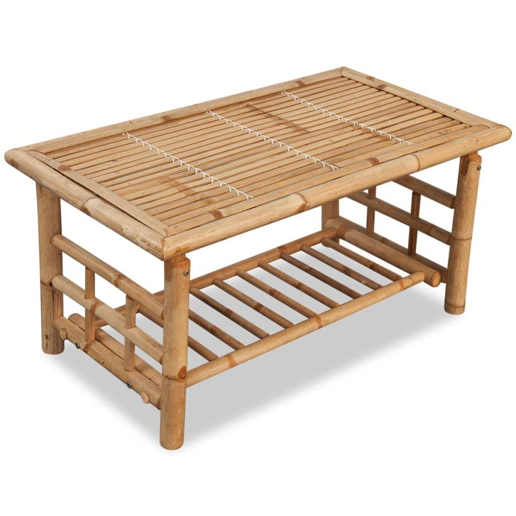 VidaXL Bamboe Salontafel 90x50x45 cm - 34% Korting