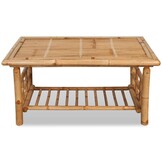 VidaXL Bamboe Salontafel 90x50x45 cm - 34% Korting