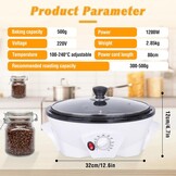 YUCHENGTECH Koffiebrander 500g (54% Korting!)