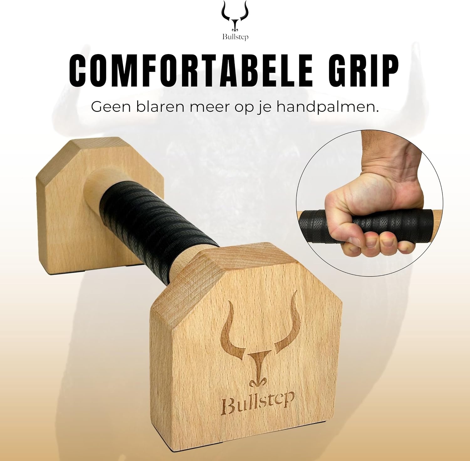 Houten Parallettes | Puch up stands Calisthenics | Handstand Antislip Paralletten voor Gymnastiek, Fitness, Yoga | Handgrepen krachttraining Crossfit-accessoires