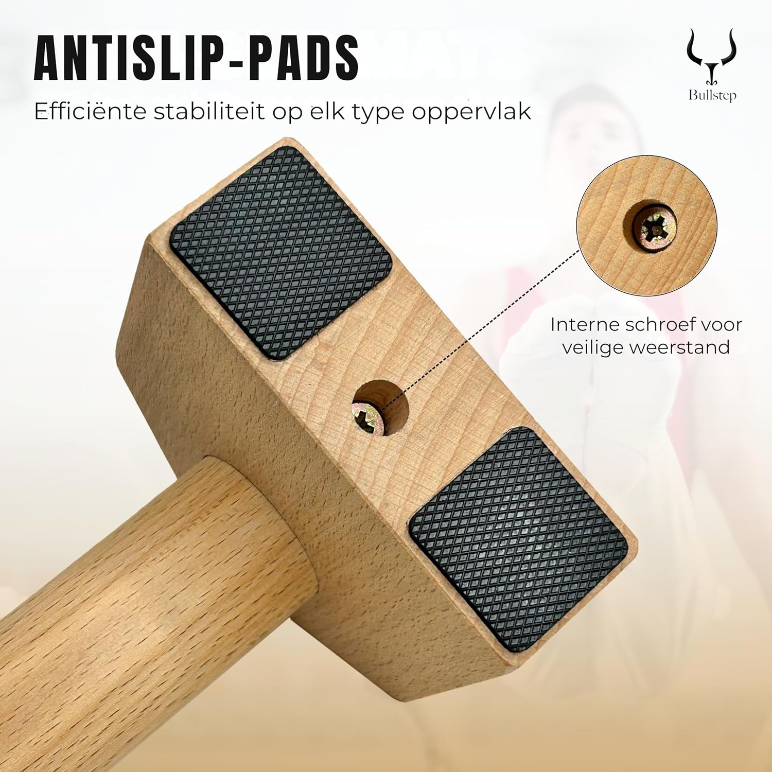 Houten Parallettes | Puch up stands Calisthenics | Handstand Antislip Paralletten voor Gymnastiek, Fitness, Yoga | Handgrepen krachttraining Crossfit-accessoires
