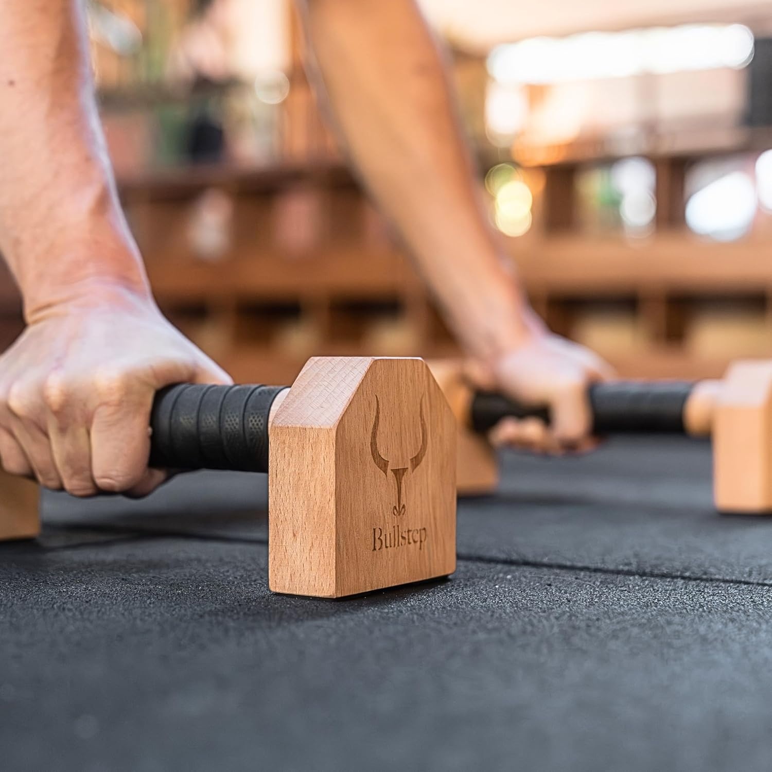Houten Parallettes | Puch up stands Calisthenics | Handstand Antislip Paralletten voor Gymnastiek, Fitness, Yoga | Handgrepen krachttraining Crossfit-accessoires