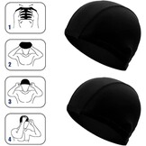 2-Pack Nylon Zwemmutsen voor Jong & Oud - 73% Korting
