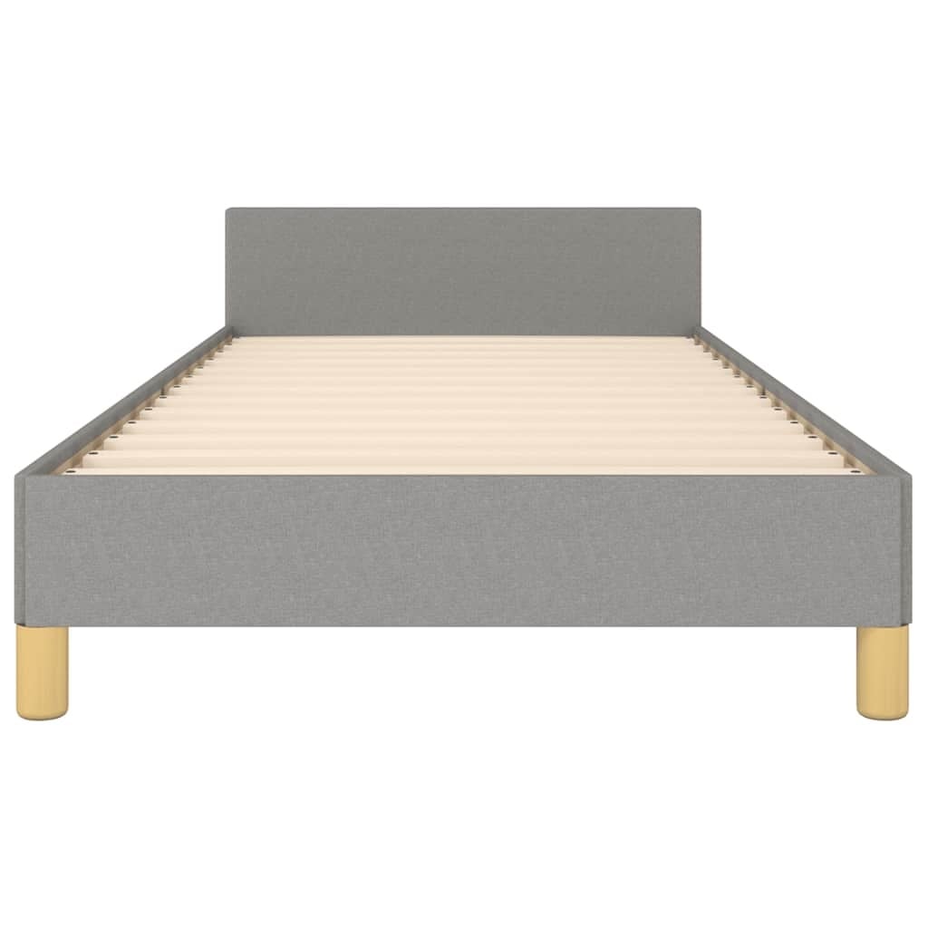 Lichtgrijs bedframe stof 90x200 cm - 52% korting