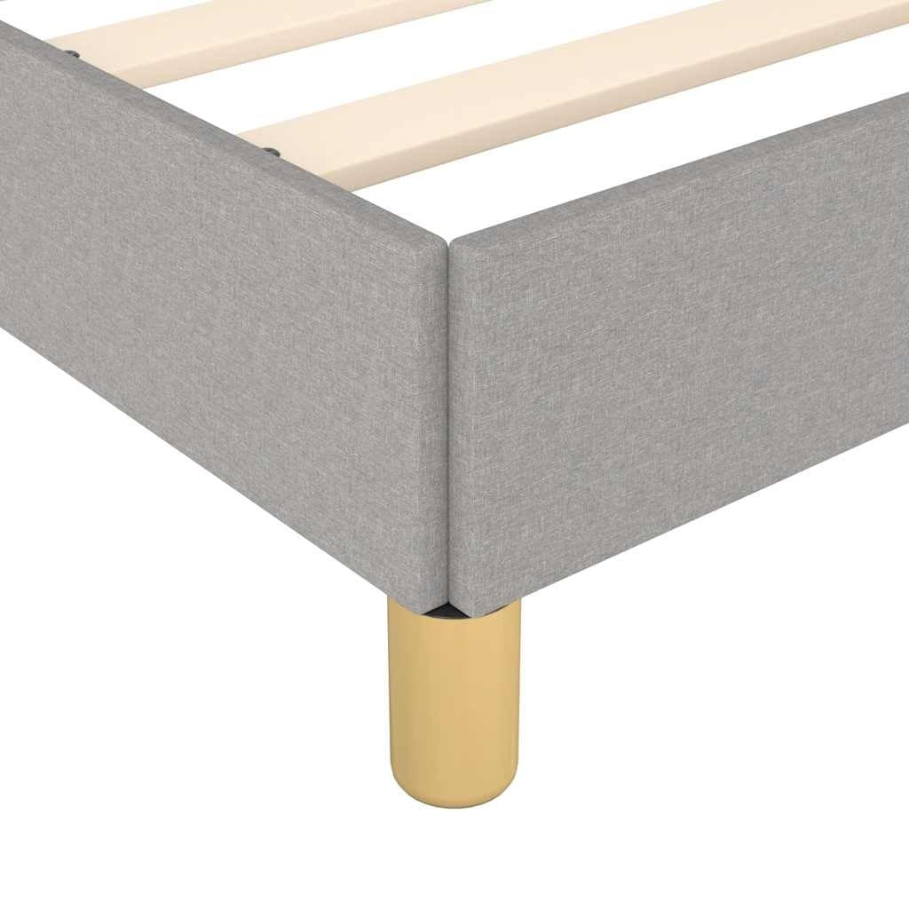 Lichtgrijs bedframe stof 90x200 cm - 52% korting