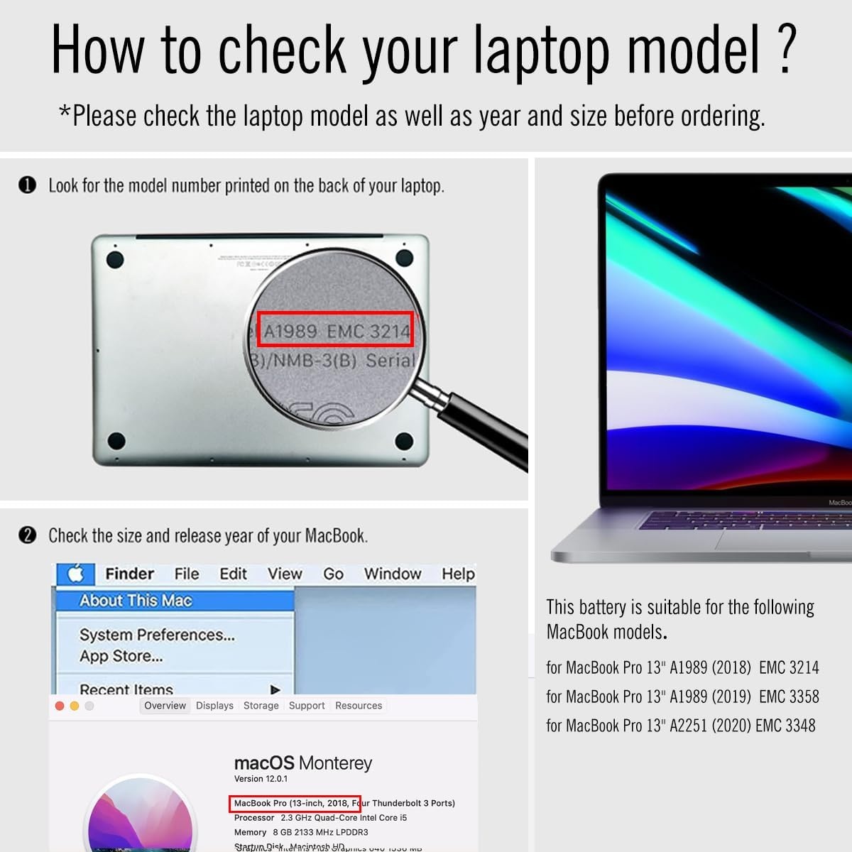 Accu MacBook Pro 13" (2018-19) A1989 - 34% Korting!