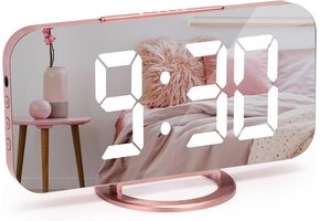 Digitale LED Wekker Roségoud - 56% Korting!