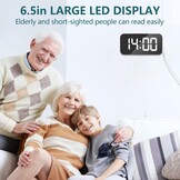 Roségoud Digitale LED Wekker - 32% Korting!