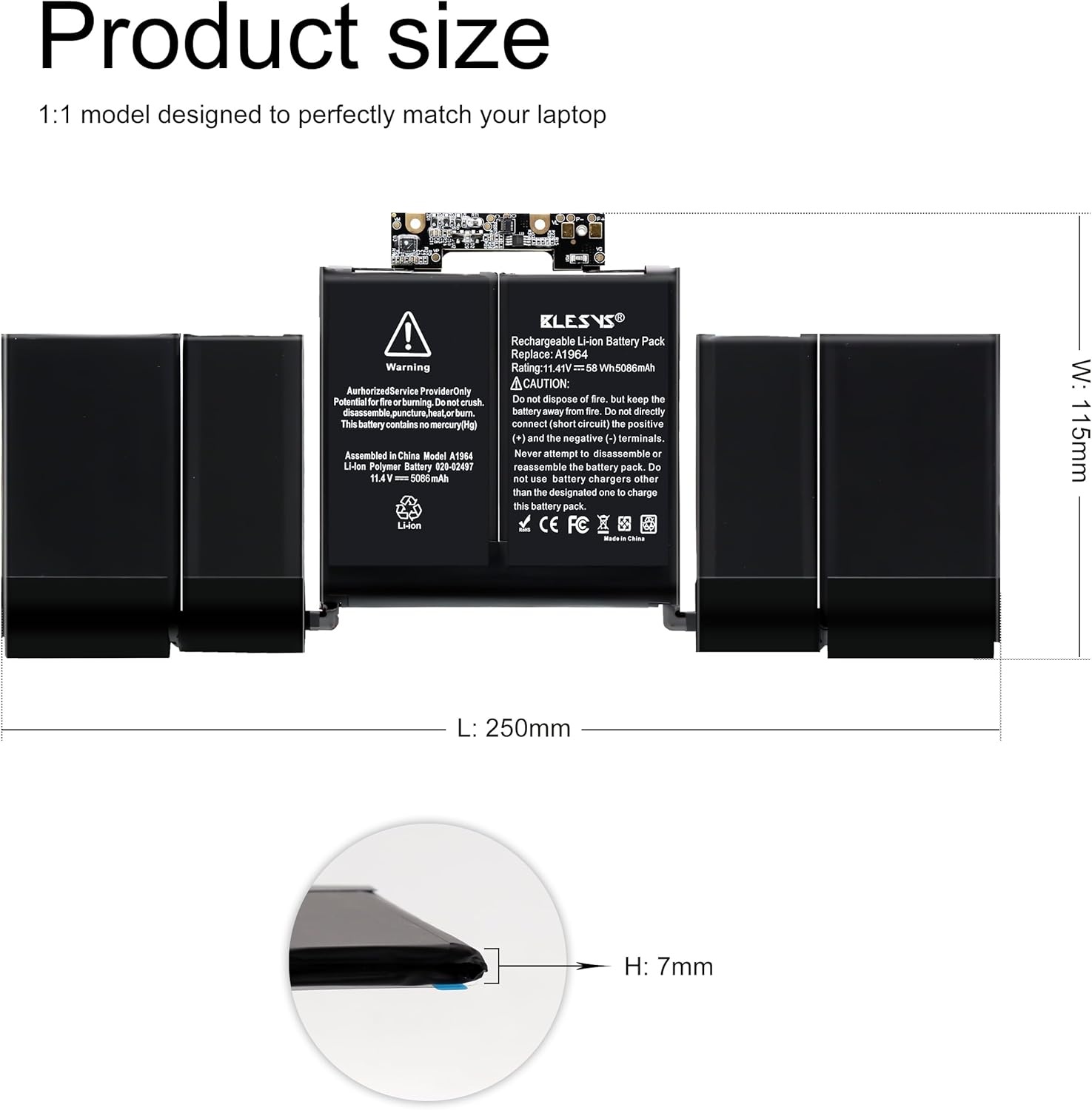 Accu MacBook Pro 13" (2018-19) A1989 - 34% Korting!