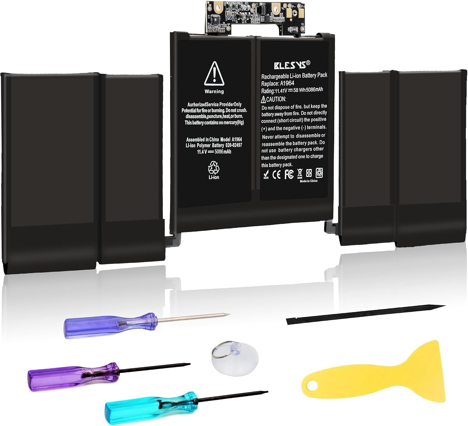 Accu MacBook Pro 13" (2018-19) A1989 - 34% Korting!