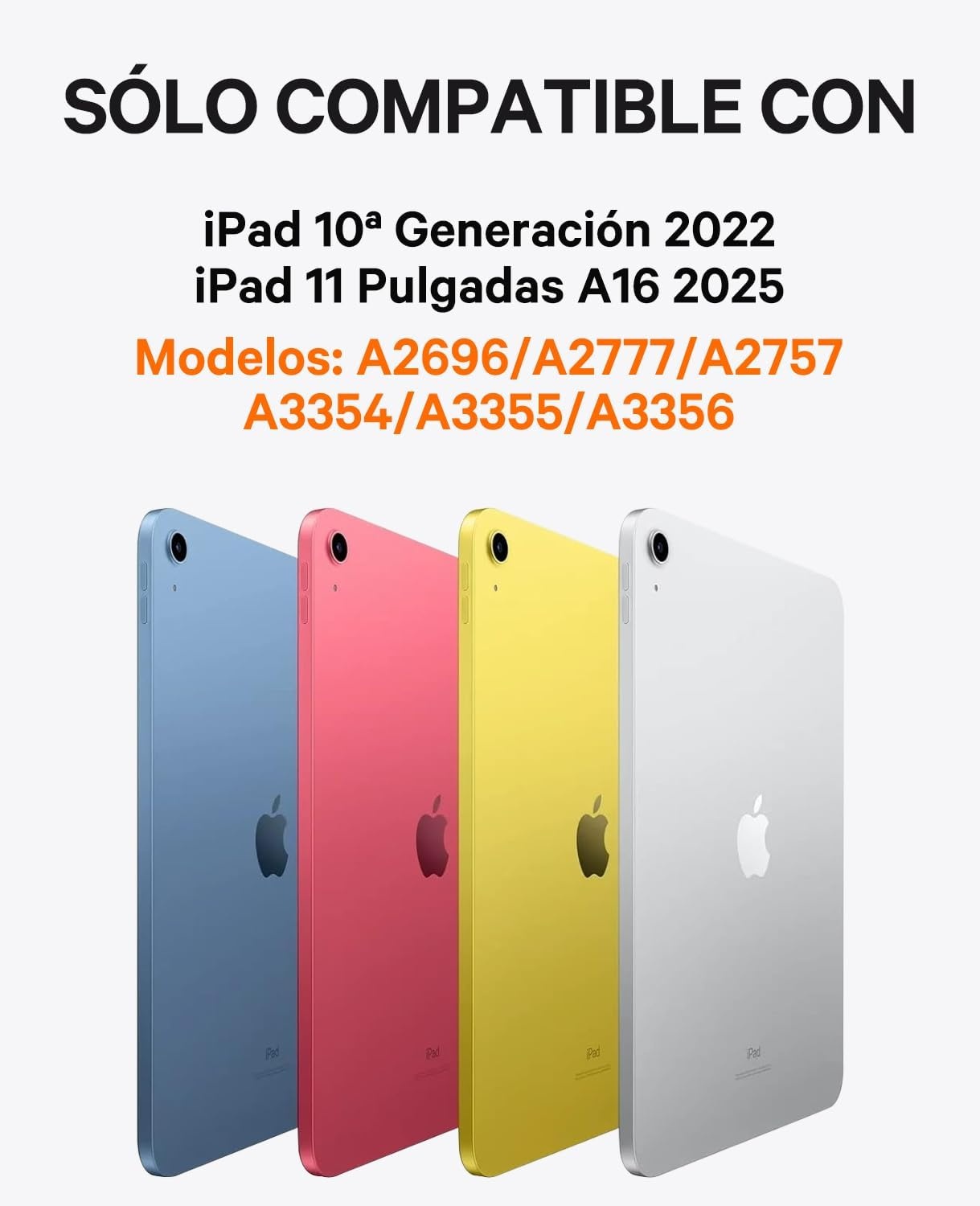 CHESONA Toetsenbord voor iPad 10.9" (10e Gen) - 29% Korting!
