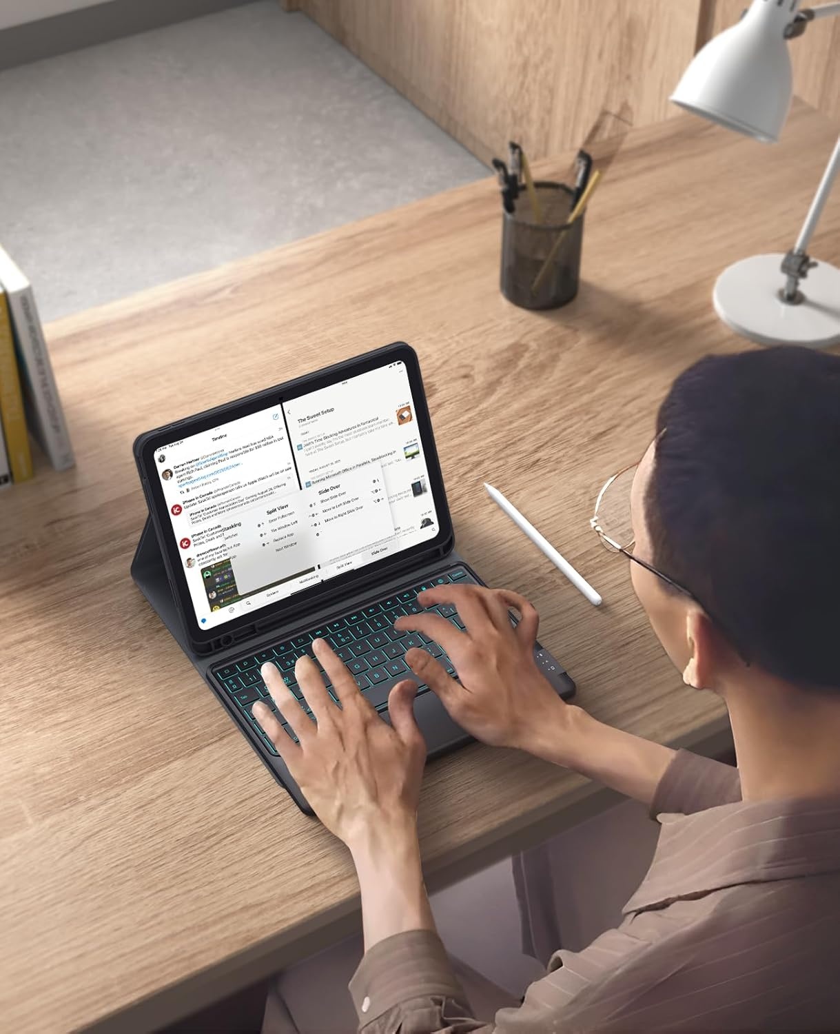 CHESONA Toetsenbord voor iPad 10.9" (10e Gen) - 29% Korting!