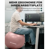 Fitnessbal 65cm - Yoga, Pilates & Bureauzitbal | 32% Korting