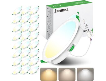 LED Inbouwspots 12W Kleurinstelbaar + 34% Korting | Set van 24