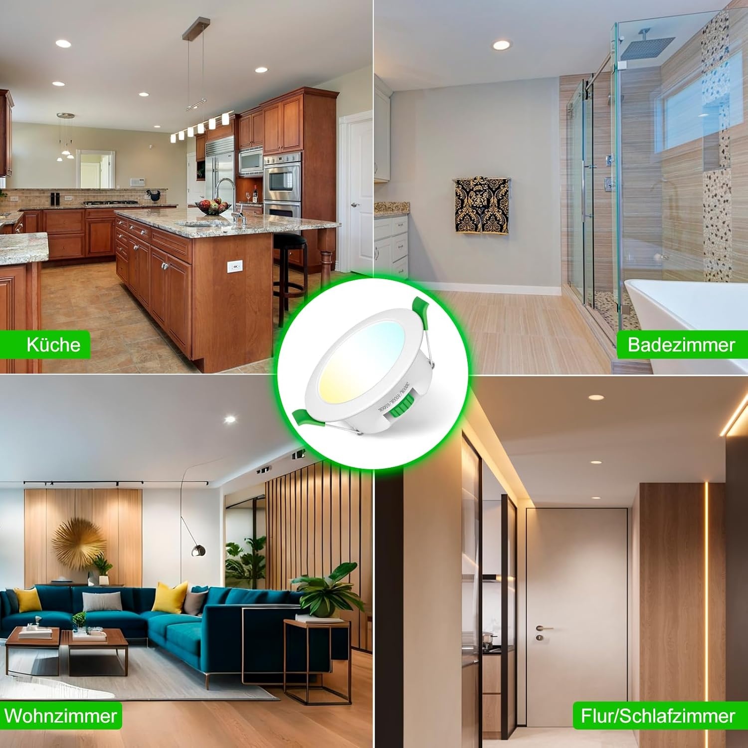LED Inbouwspots 12W Kleurinstelbaar + 34% Korting | Set van 24